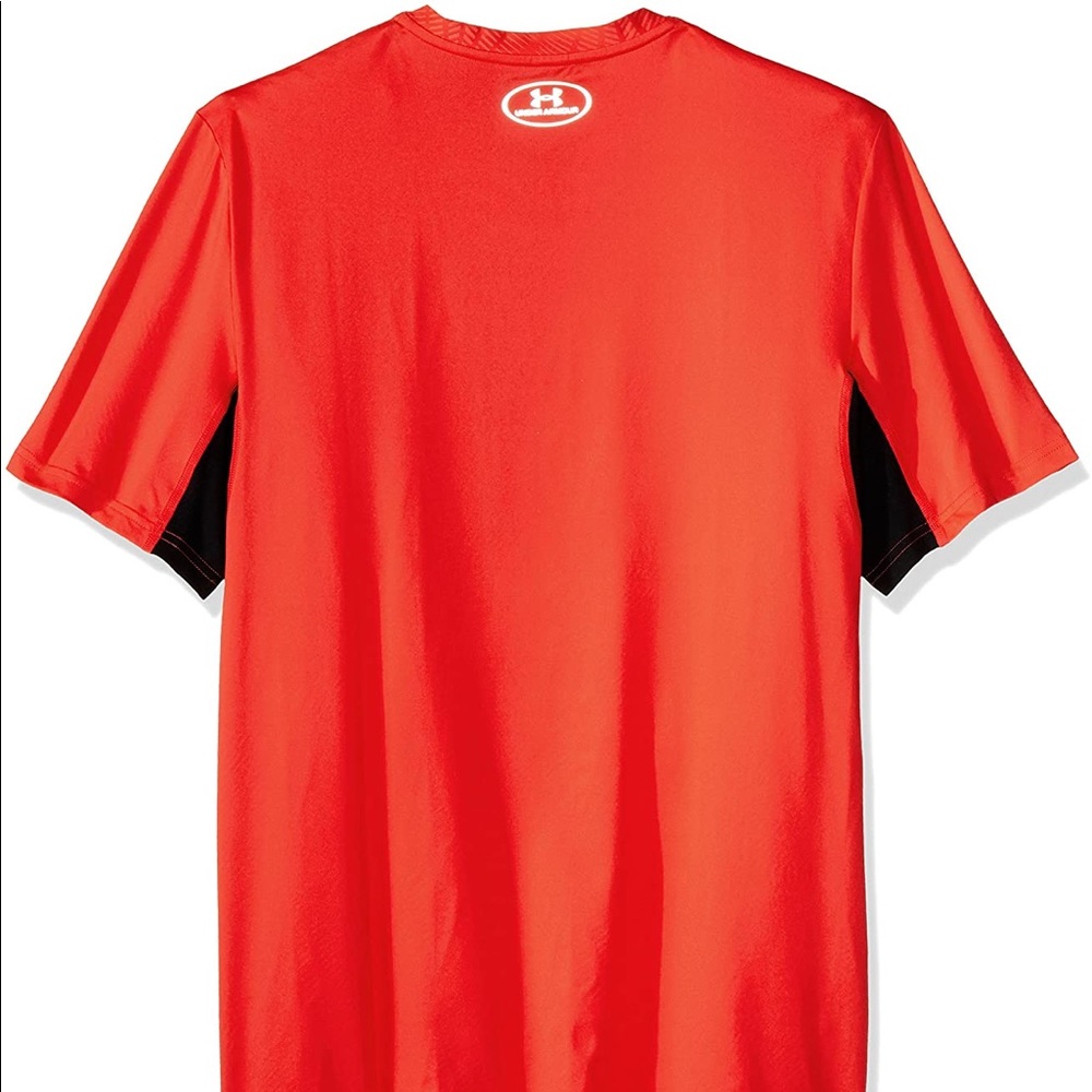 Under Armour Orange Coolswitch Running Shirt - Picture 2 of 8